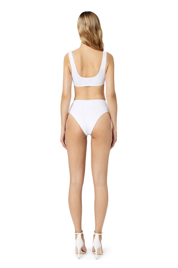 Two-piece swimsuit with embroidered logo - Elisabetta Franchi® Outlet