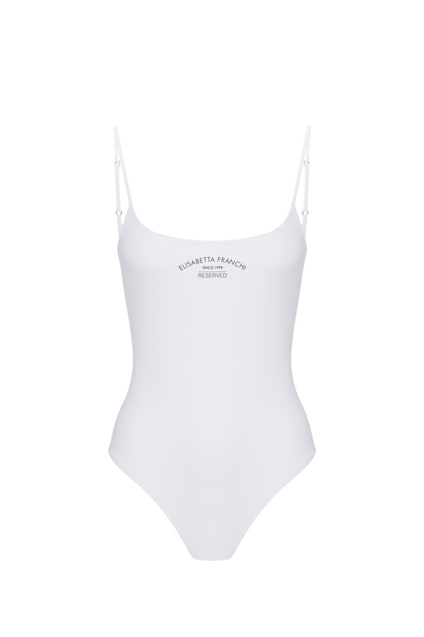 Costume intero con logo - Elisabetta Franchi® Outlet