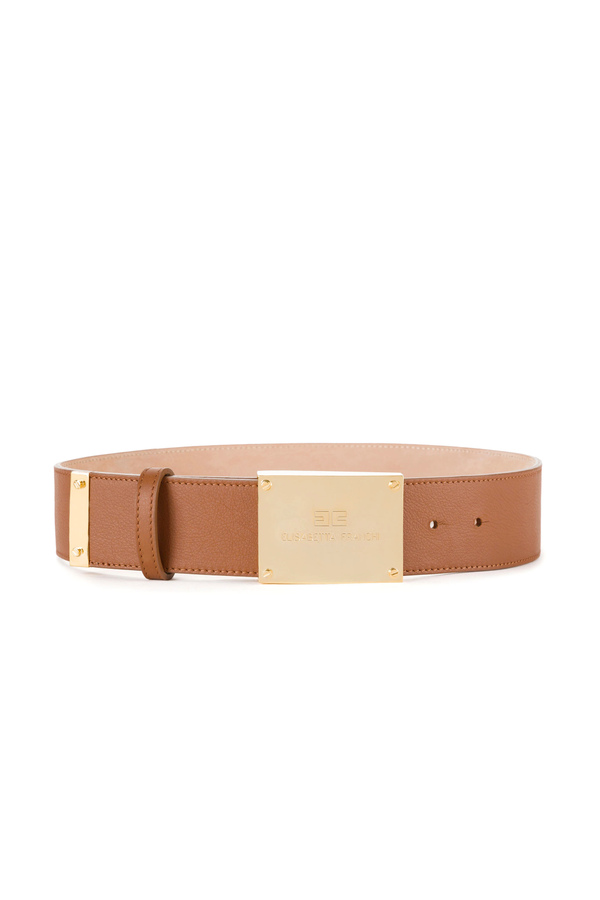 High belt with buckle by Elisabetta Franchi - Elisabetta Franchi® Outlet