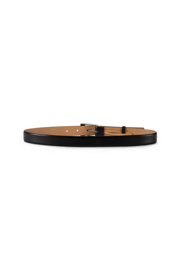 Thin laminated faux leather belt - Elisabetta Franchi® Outlet