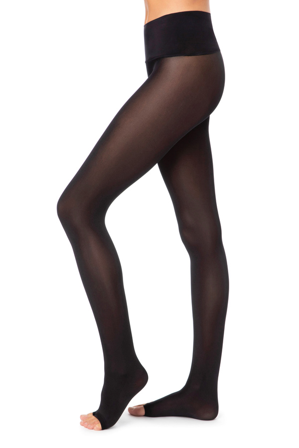 Tights with cut detail on the toe - Elisabetta Franchi® Outlet