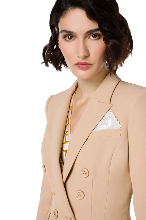 Jacke mit bestickter Pochette von Elisabetta Franchi - Elisabetta Franchi® Outlet