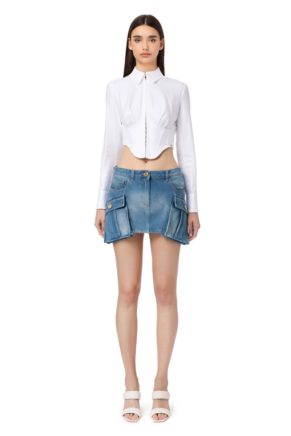 Cargo mini skirt - Elisabetta Franchi® Outlet