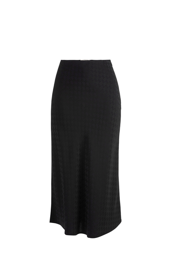 Jacquard viscose midi skirt - Elisabetta Franchi® Outlet