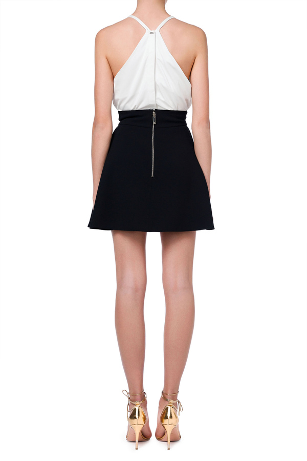 Minifalda con logo - Elisabetta Franchi® Outlet