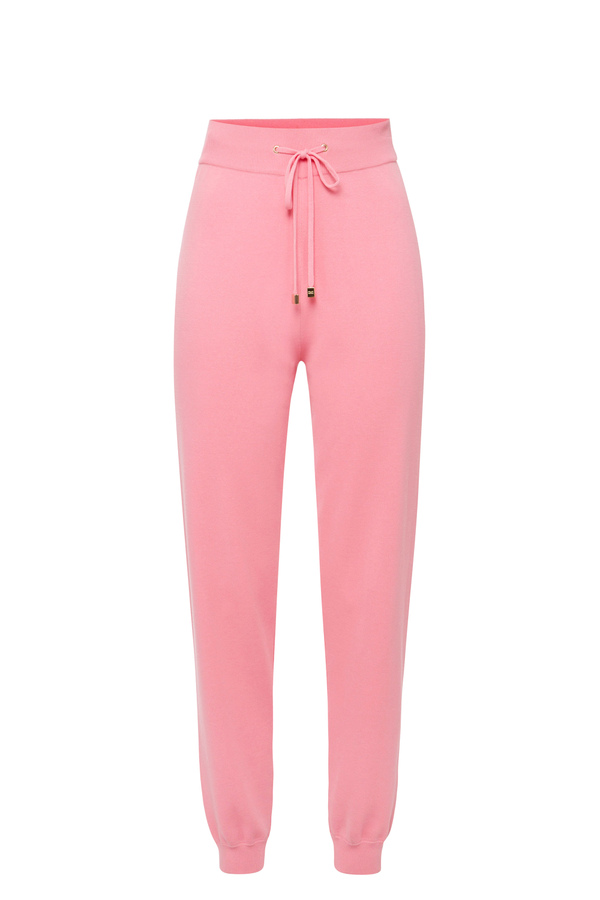 Sport trousers with embroidery on the back - Elisabetta Franchi® Outlet