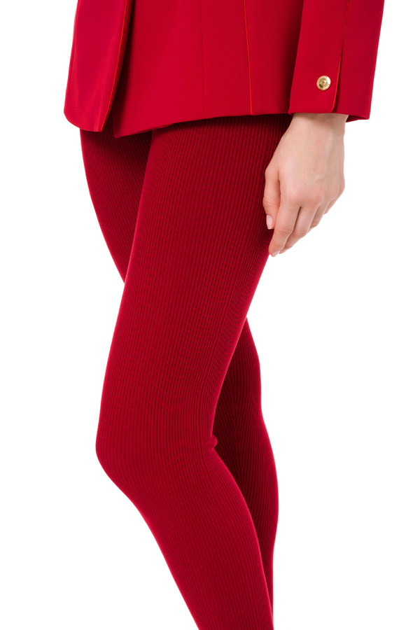 Leggings with waistband - Elisabetta Franchi® Outlet