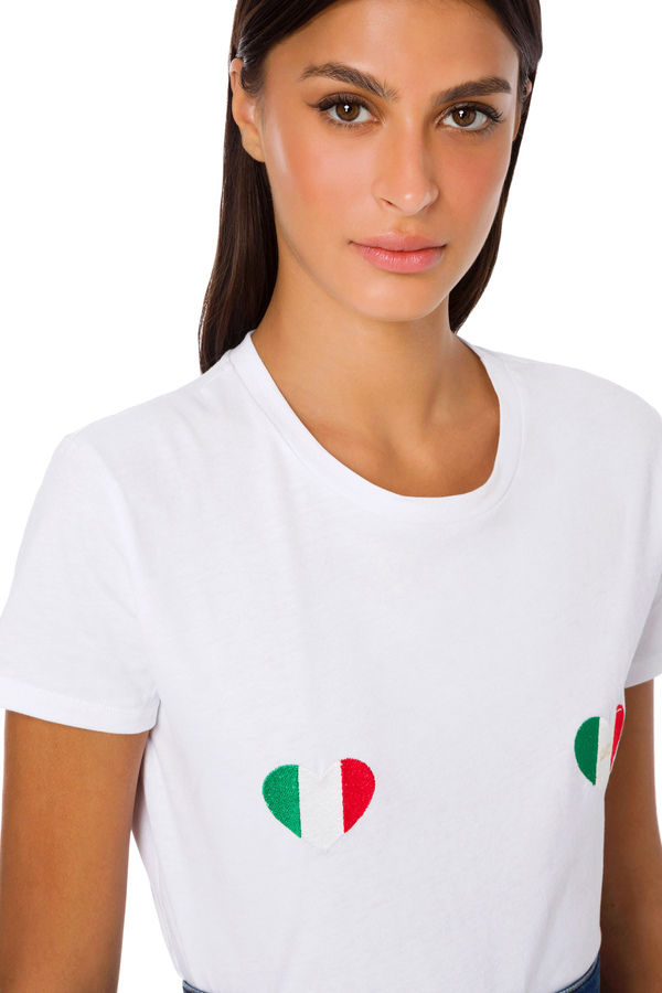 T-shirt Love Italy par Elisabetta Franchi - Elisabetta Franchi® Outlet