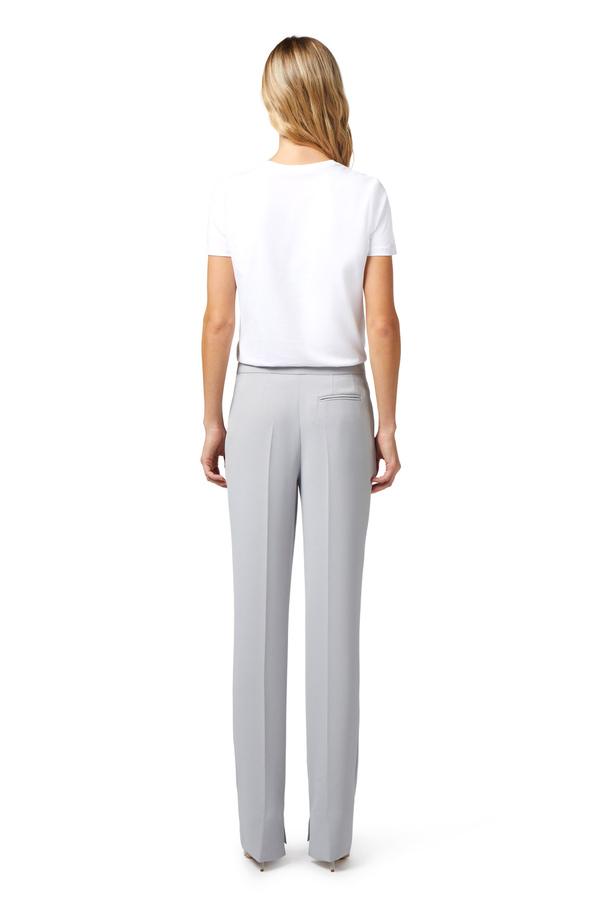 T-shirt in jersey con placca logo - Elisabetta Franchi® Outlet