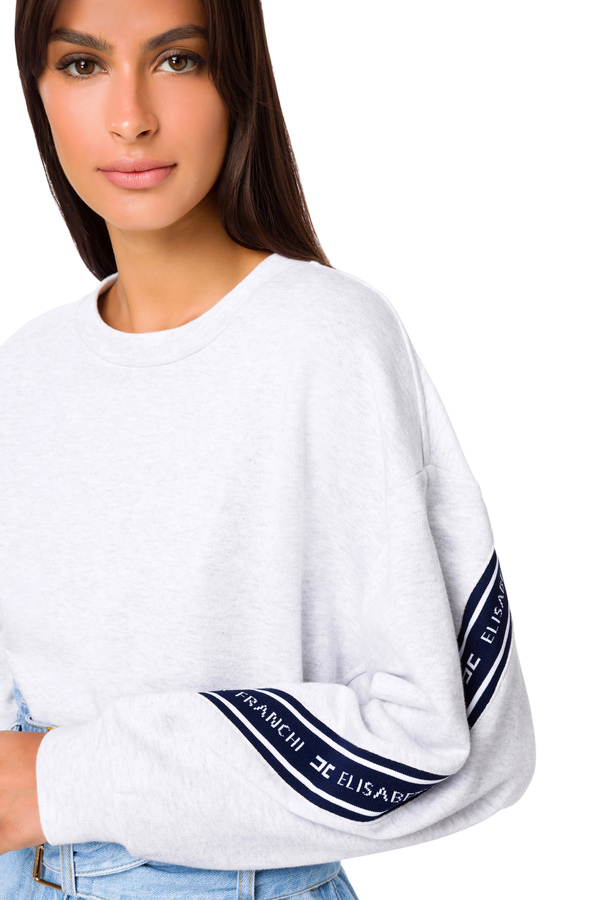 Elisabetta Franchi Iconic urban sweatshirt - Elisabetta Franchi® Outlet