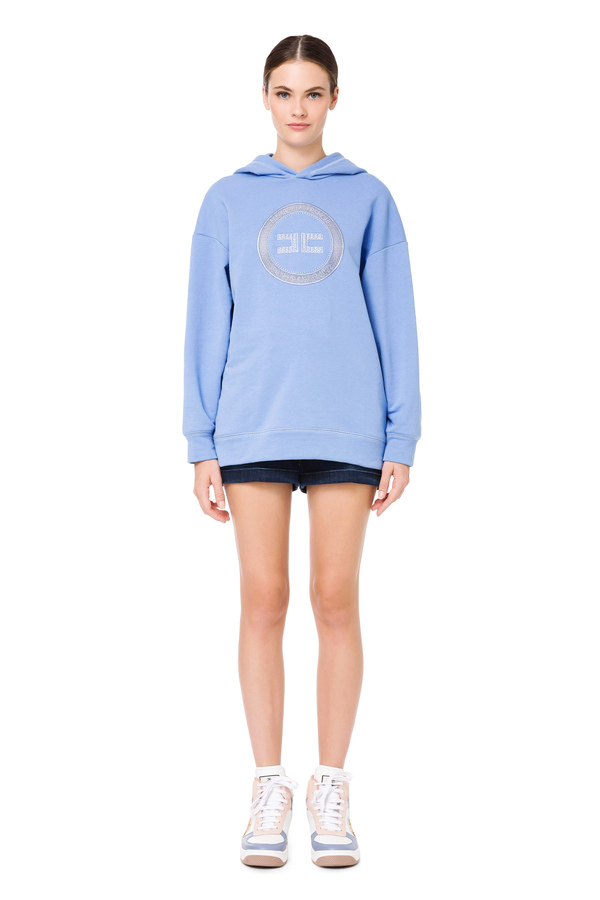 Elisabetta Franchi urban hooded sweatshirt - Elisabetta Franchi® Outlet