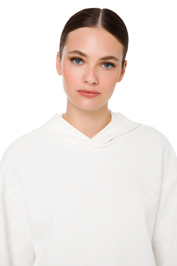 Elisabetta Franchi urban crop sweatshirt - Elisabetta Franchi® Outlet
