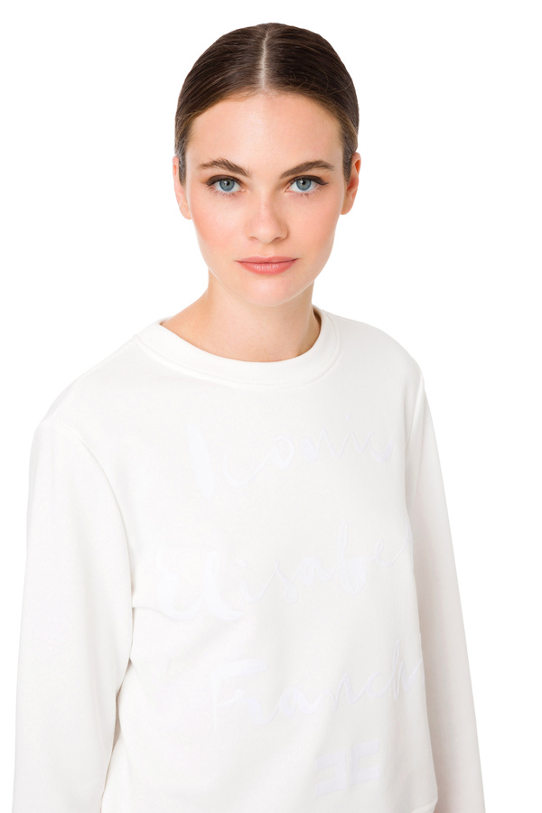 Elisabetta Franchi ICONIC sweatshirt - Elisabetta Franchi® Outlet