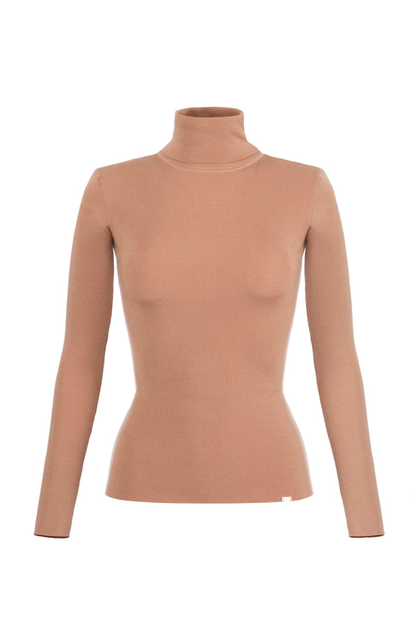 Pull col roulé en viscose - Elisabetta Franchi® Outlet