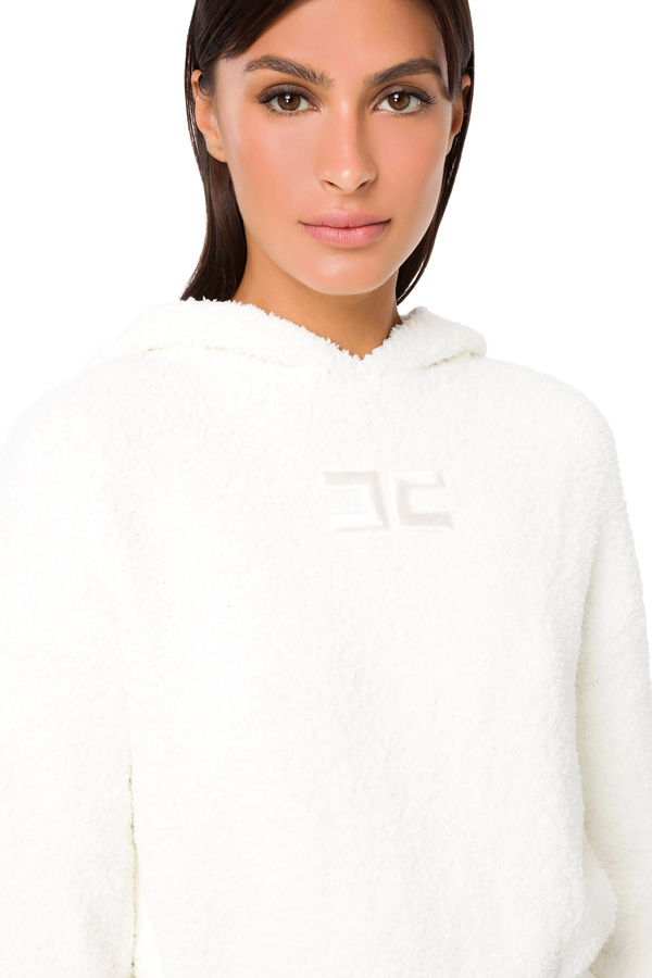 Elisabetta Franchi embroidered sweatshirt - Elisabetta Franchi® Outlet