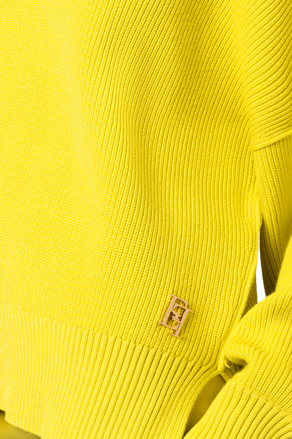 Viscose pullover with batwing sleeves - Elisabetta Franchi® Outlet