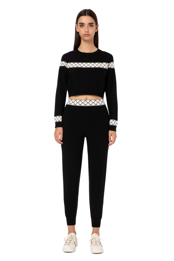 Cropped top - Elisabetta Franchi® Outlet