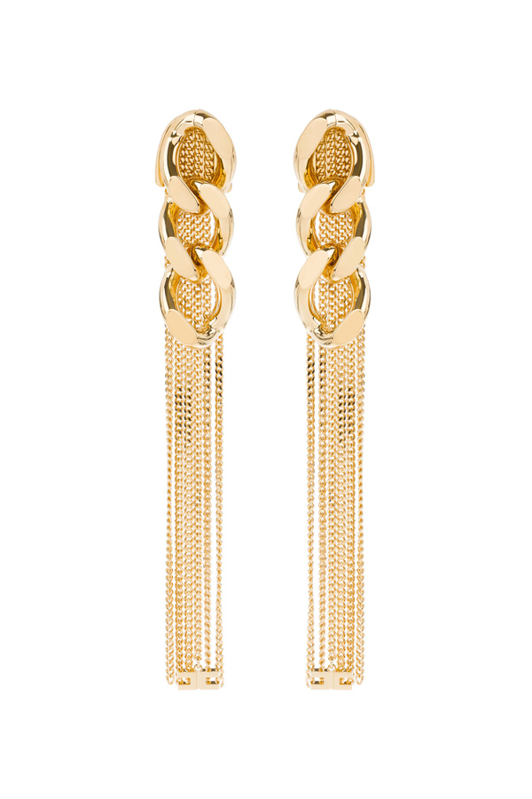 Lightweight chain pendant earrings - Elisabetta Franchi® Outlet