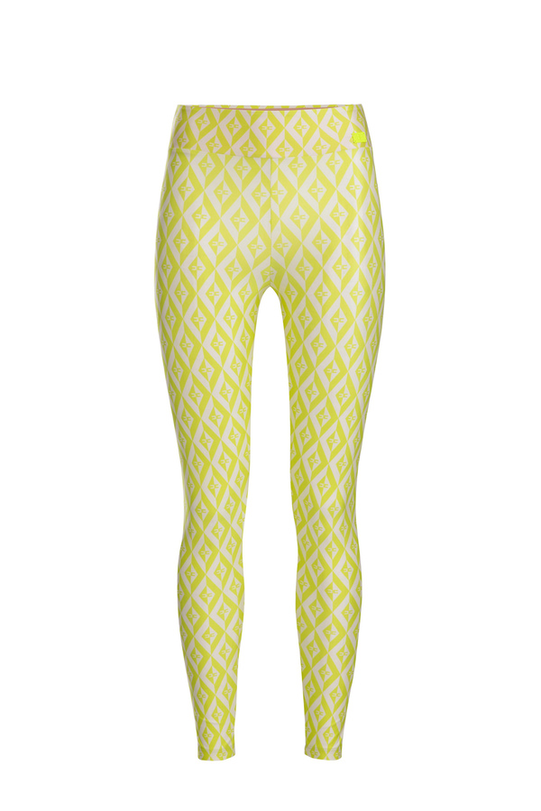 Lycra leggings with diamond print - Elisabetta Franchi® Outlet