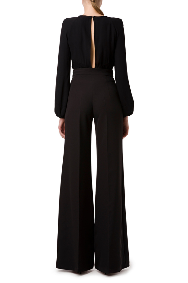 SARTORIAL PALAZZO TROUSERS - Elisabetta Franchi® Outlet