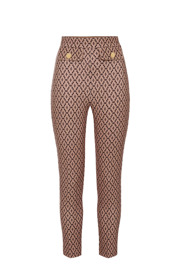 Tapered fit trousers - Elisabetta Franchi® Outlet