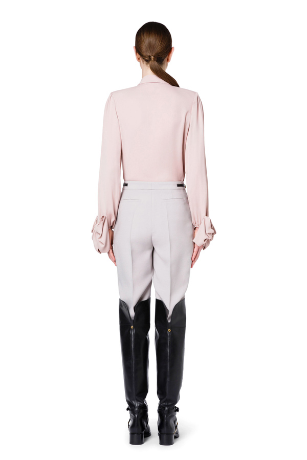 Trousers with strap and buckle detail - Elisabetta Franchi® Outlet