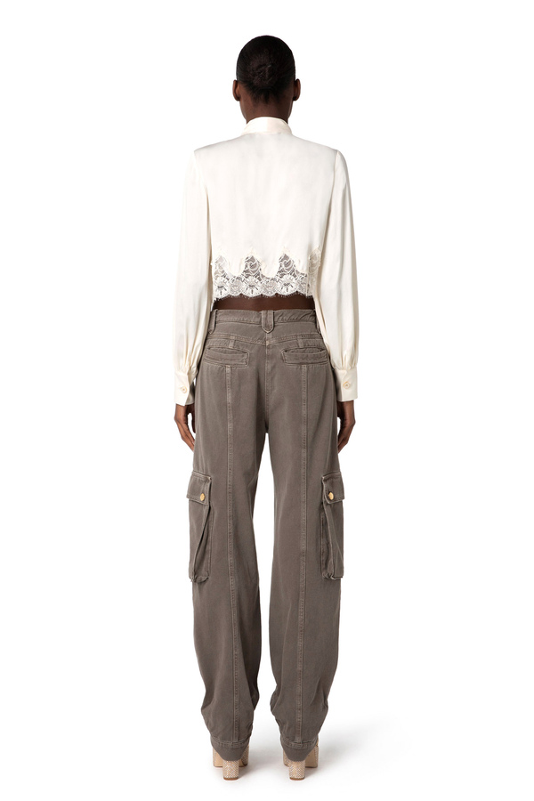 Cargo-Jeans im Utility-Stil - Elisabetta Franchi® Outlet