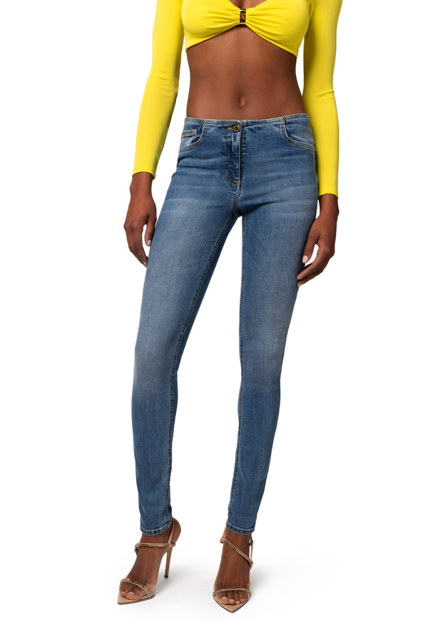 Skinny-Jeans ohne Bund - Elisabetta Franchi® Outlet