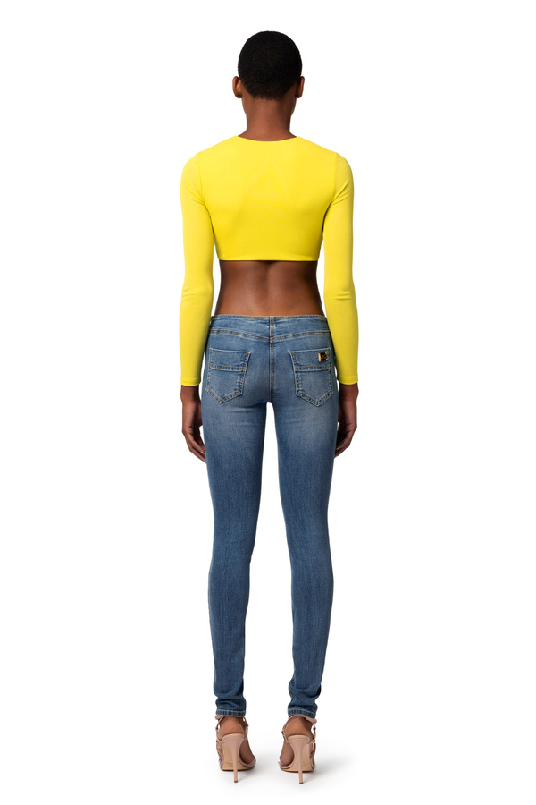 Skinny-Jeans ohne Bund - Elisabetta Franchi® Outlet