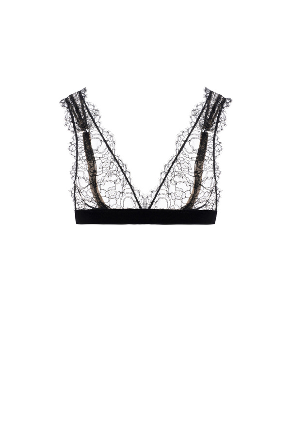 Lace bra top - Elisabetta Franchi® Outlet