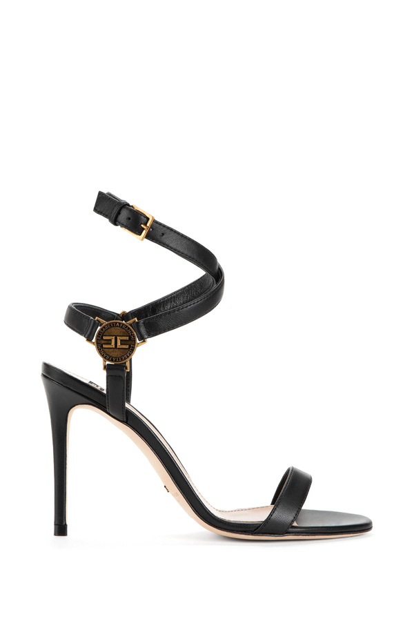 Thin heel sandal h95 mm - Elisabetta Franchi® Outlet