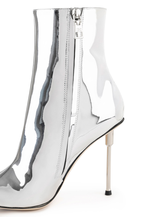 Reflective fabric ankle boots - Elisabetta Franchi® Outlet