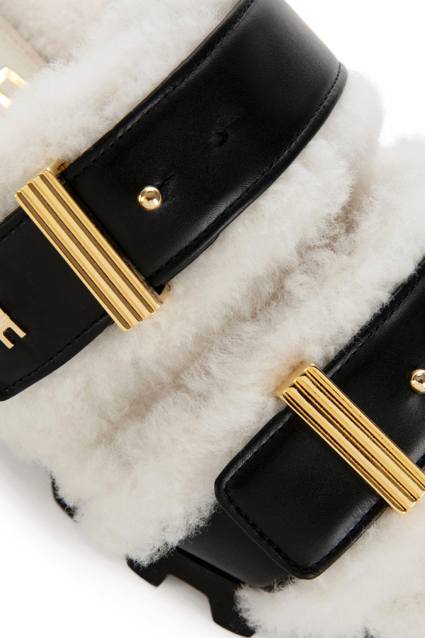 Slider-Sandale mit Maxi-Profilsohle - Elisabetta Franchi® Outlet