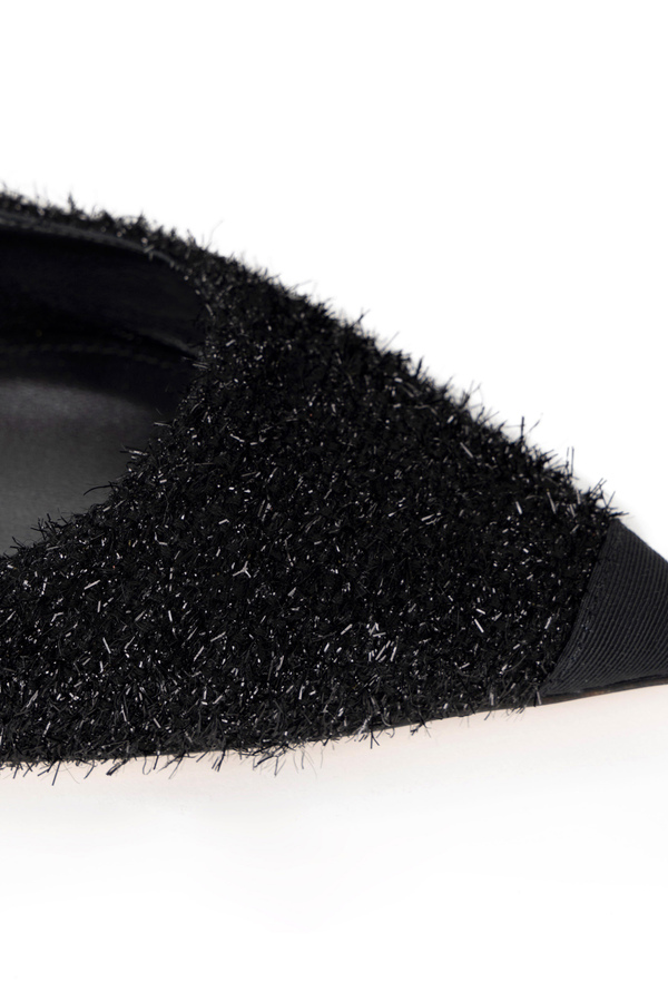 Ballerine in tessuto metallizzato - Elisabetta Franchi® Outlet