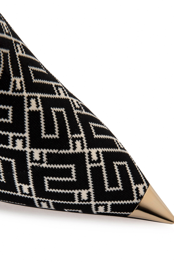 Jacquard ankle boots - Elisabetta Franchi® Outlet