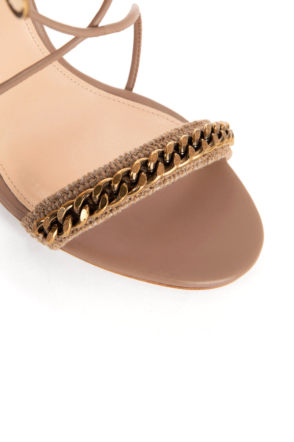 Sandal with charms - Elisabetta Franchi® Outlet
