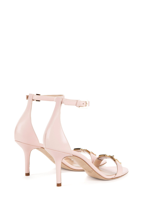 Thin heel sandal h70 mm - Elisabetta Franchi® Outlet