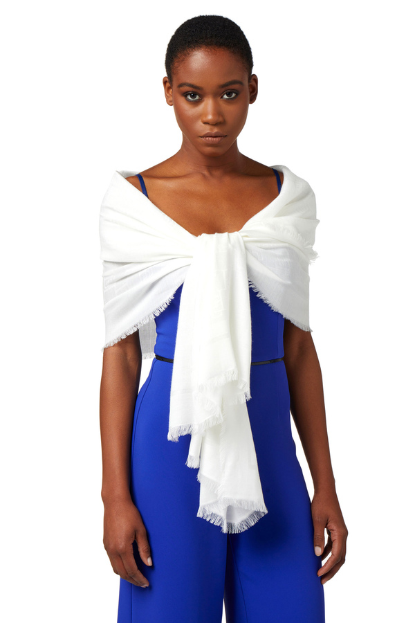 Pashmina en viscose jacquard - Elisabetta Franchi® Outlet