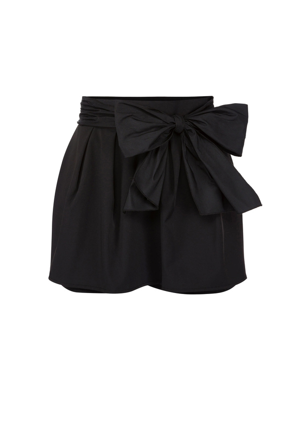 Shorts with bow - Elisabetta Franchi® Outlet