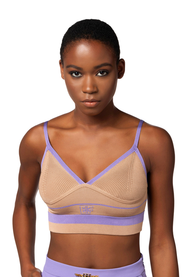 Top in viscosa jacquard - Elisabetta Franchi® Outlet