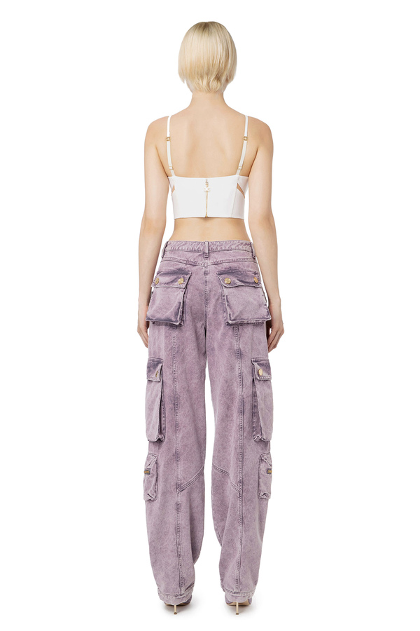 Bustier-Top mit Tülleinsätzen - Elisabetta Franchi® Outlet