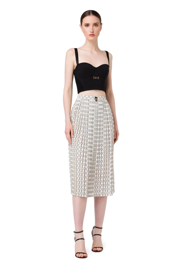 Cropped top with detail by Elisabetta Franchi - Elisabetta Franchi® Outlet