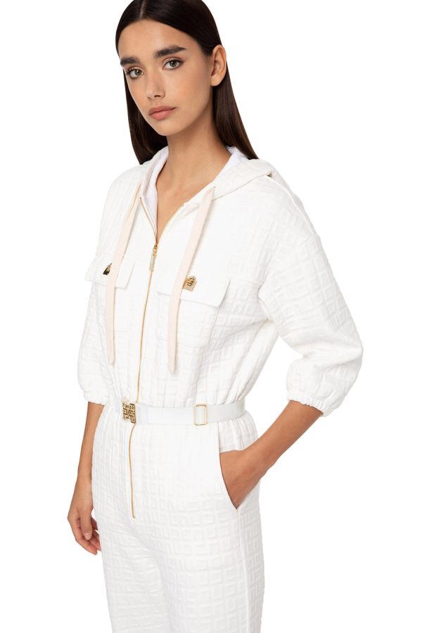 Elisabetta franchi cheap white jumpsuit