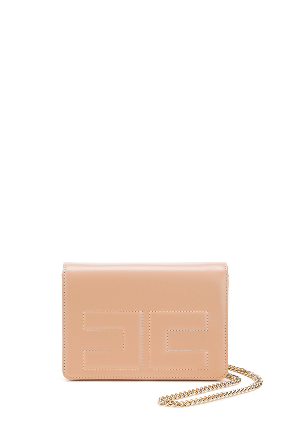 Bag with chain shoulder strap - Elisabetta Franchi® Outlet