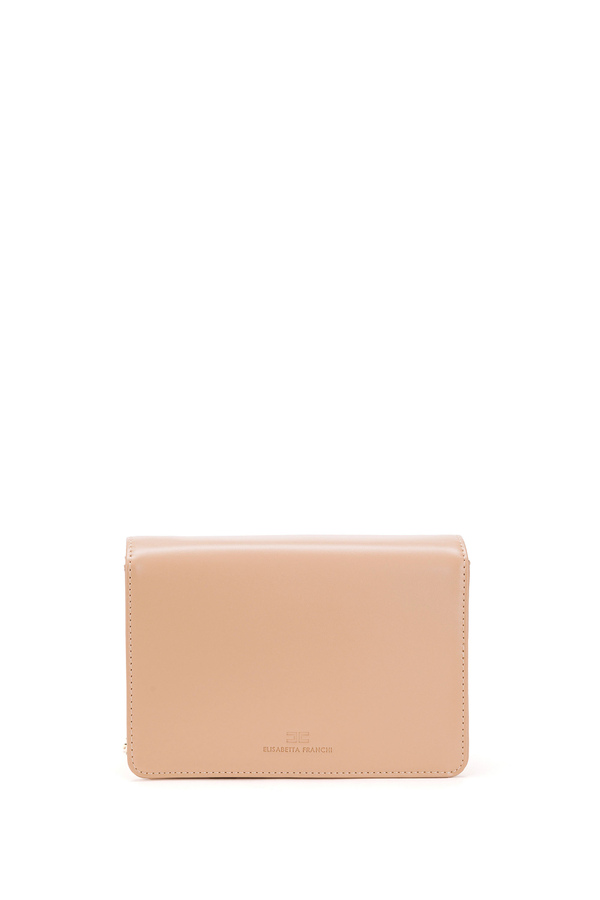 Bag with chain shoulder strap - Elisabetta Franchi® Outlet