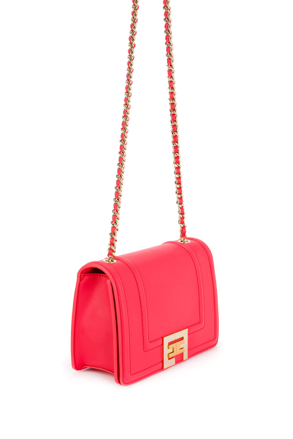 Shoulder bag with chain - Elisabetta Franchi® Outlet