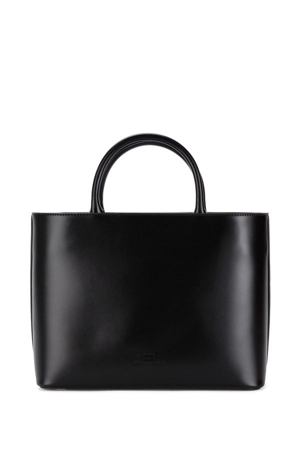 Shopper con logo borchiato - Elisabetta Franchi® Outlet