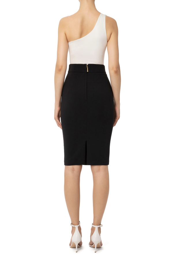 Slim fit pencil skirt - Elisabetta Franchi® Outlet