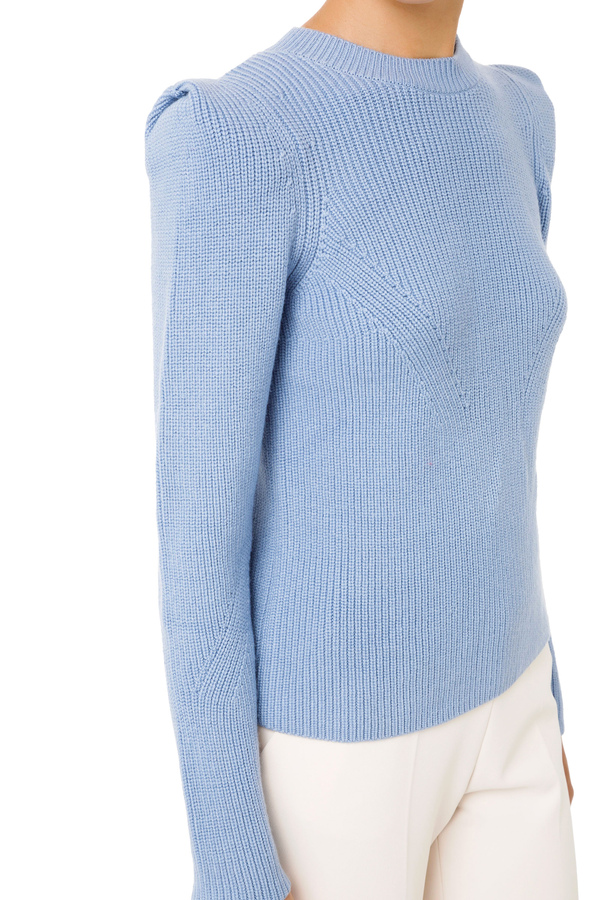 Crew neck sweater by Elisabetta Franchi - Elisabetta Franchi® Outlet