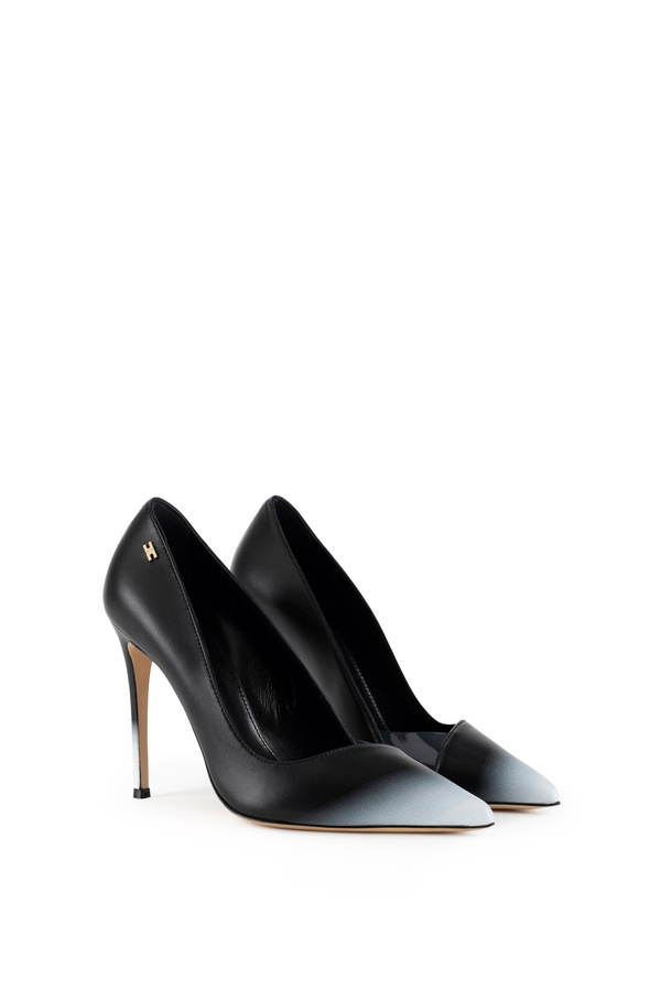 Shaded leather pumps - Elisabetta Franchi® Outlet
